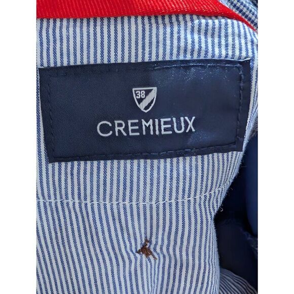 Cremieux Men's Blue Solid 100% Cotton Mid-Rise Chino Shorts Size 38 NWT - Picture 5 of 7